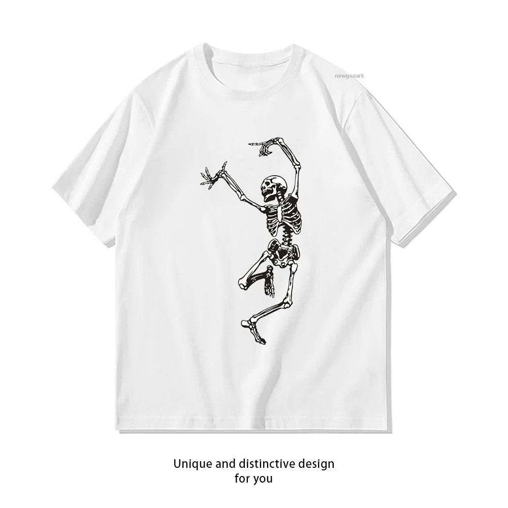 Dance With Death Shirt Woman Man Casual Cotton Printed T Shirts Adult Streetwear Camisetas Tops Tee Creative