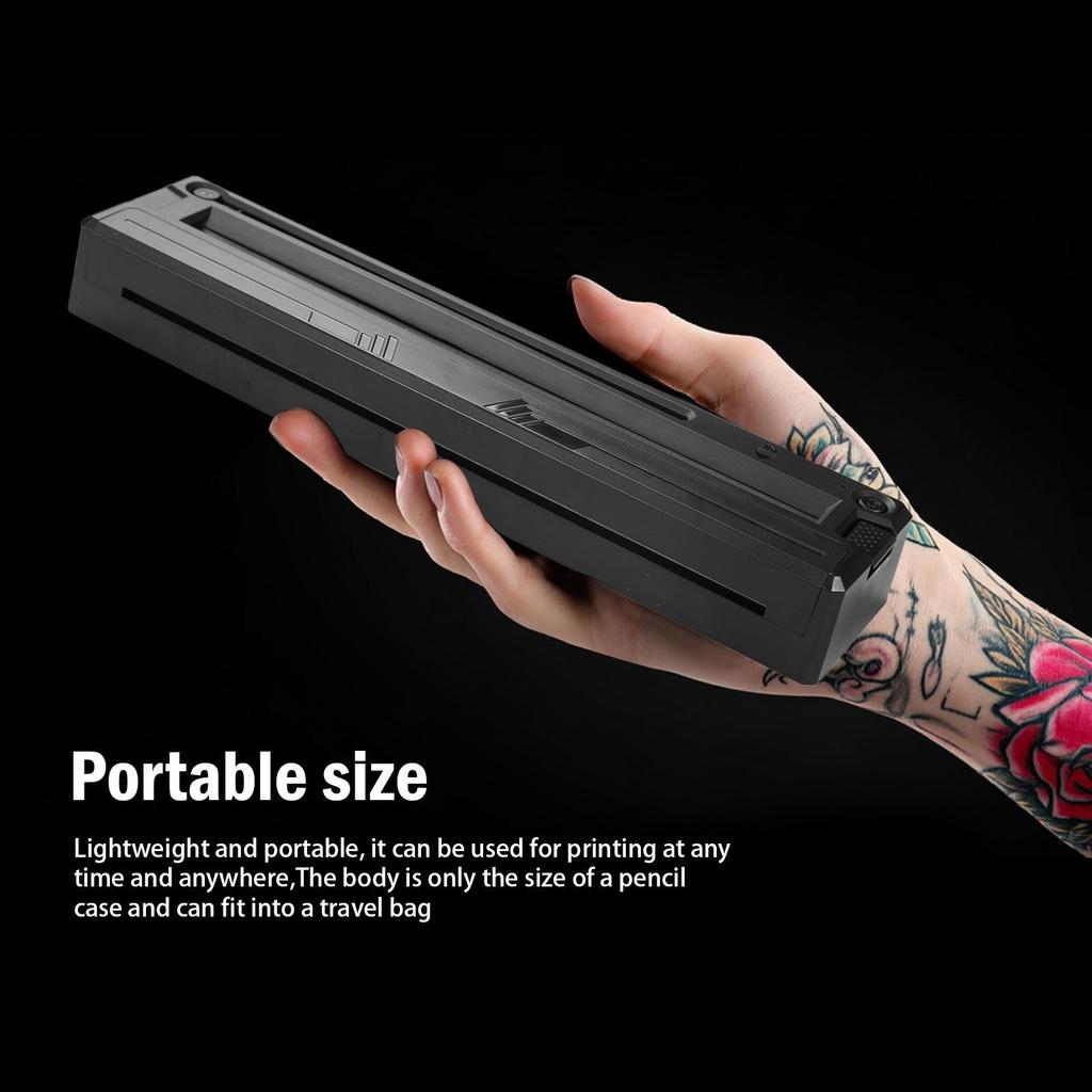 Cost-Effective Portable Ultra HD Tattoo Thermal Printer for Matte A4 Transfers