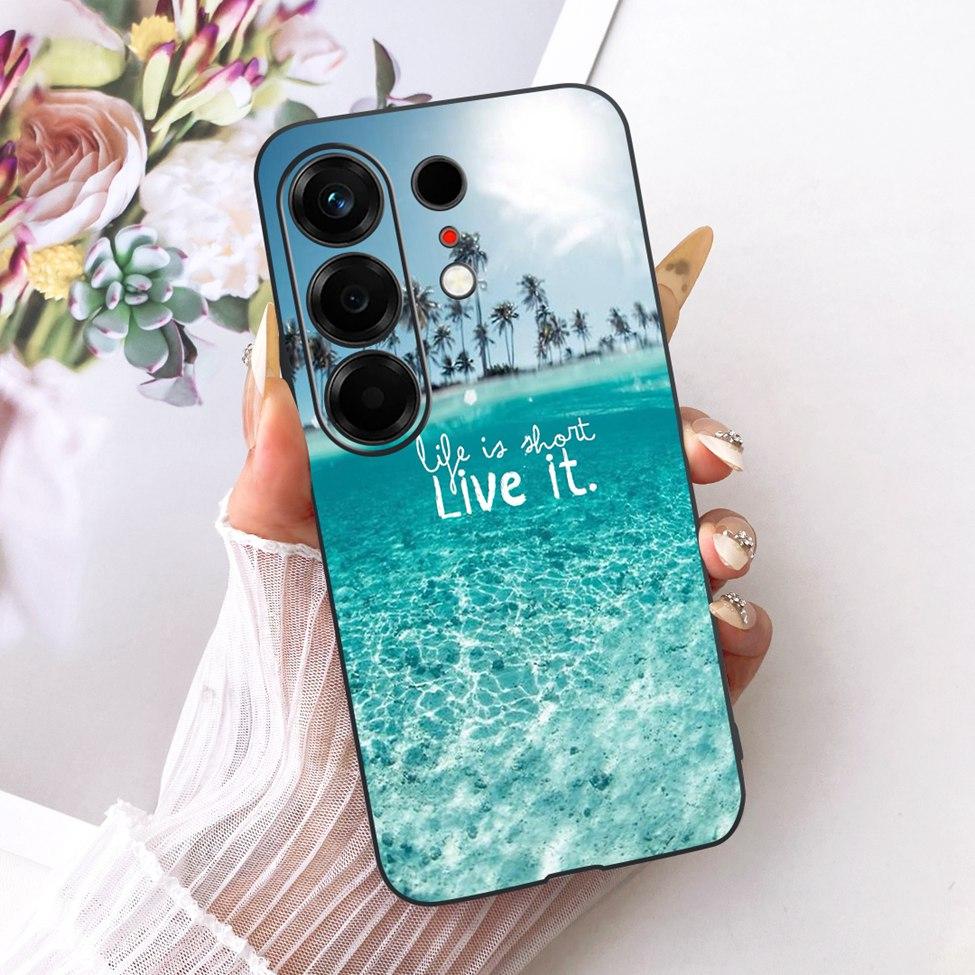 For Tecno CN5 Case For Tecno Camon 50 4G Cover Fashion Butterfly Cute Cat Cool Painted Soft Phone Casing For Techno Camon50 4G