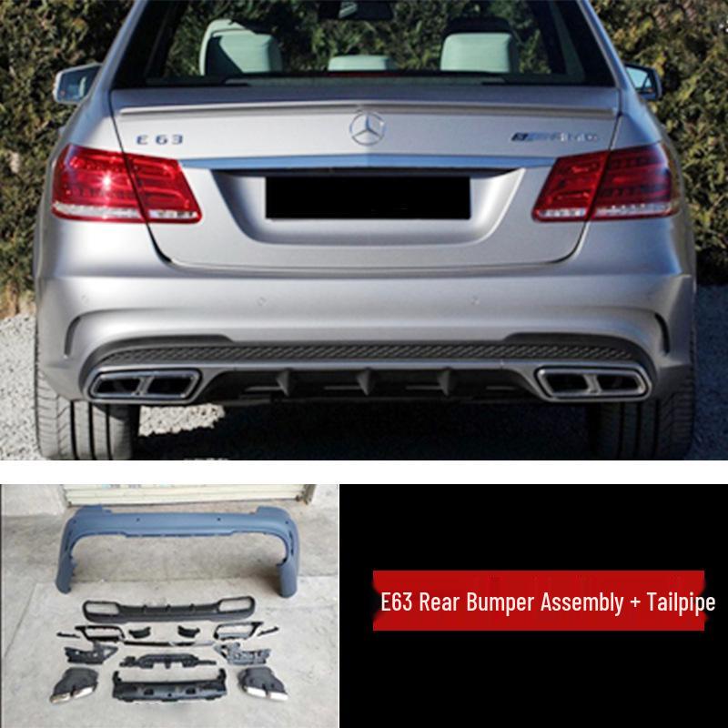 Mercedes-Benz E-Class W212 E63 Carbon Fiber Body Kit: Front & Rear Bumpers, Front Lip, Side Skirts, Rear Lip, Tail Wing, Hood.