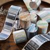 1 Roll 3.5x200cm Vintage Label Theme Tape Sticker Non-Residue For Scrapbook Album Decor
