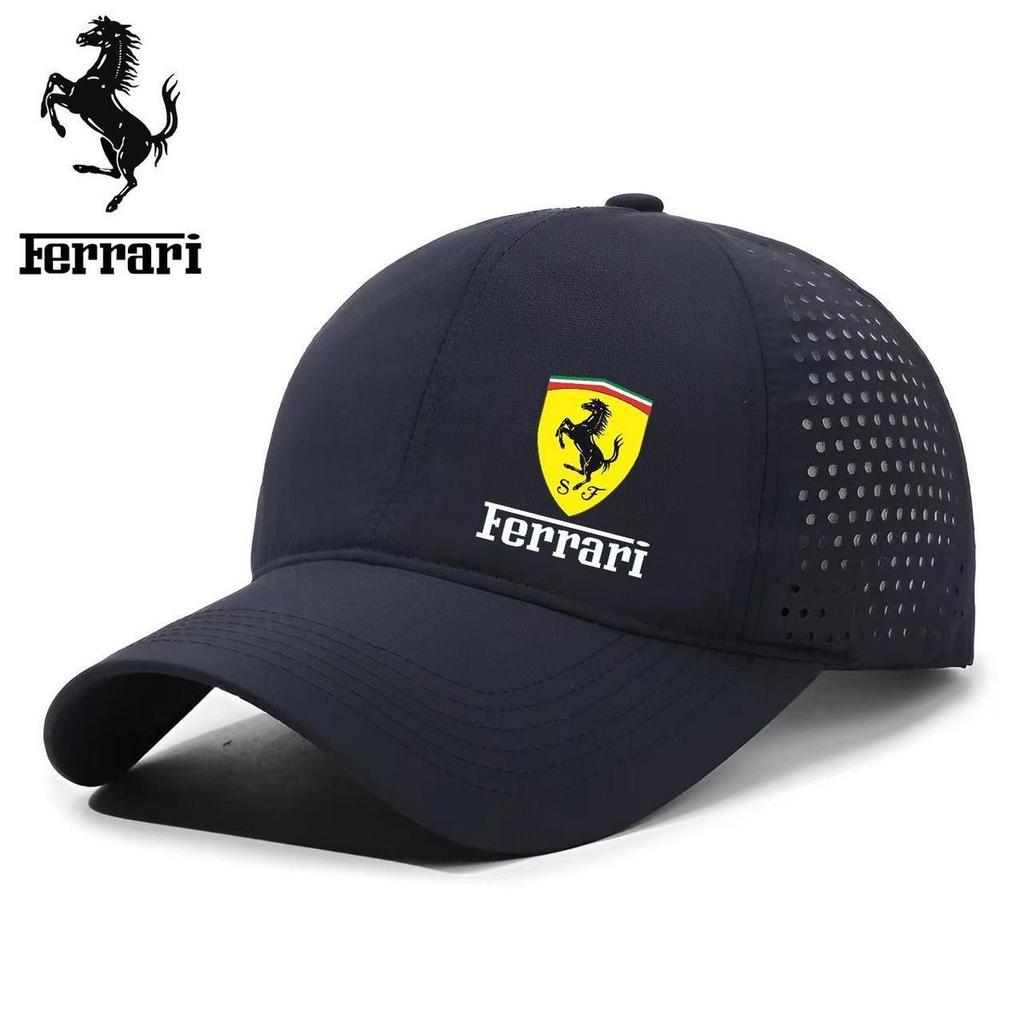 Ferrari Herren F1 Rennkappe Outdoor Baseballkappe Atmungsaktive Sonnenschutzkappe für Ferrari F1 F80 SF90 Stradale SF90Spider 296 GTB GTS