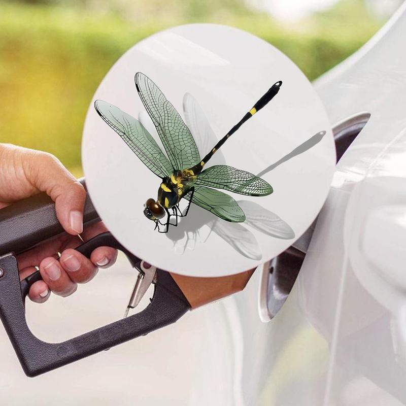 1pc Premium 3D Dragonfly Vinyl Decal - Waterproof & Scratch-Resistant Sticker For Cars, Motorcycles, Laptops | Enhance Your Ride