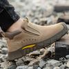 Oulylan Men's Summer Safety Shoes Lightweight Steel Toe Anti-Puncture Breathable   Wear-Resistant Work Shoes