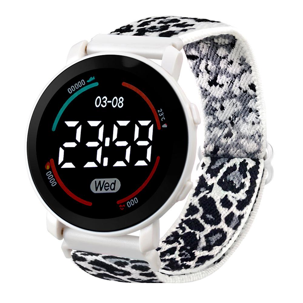 

Cross-Border LED Children s Waterproof Sports Watch for Primary Students—Round, Unisex.