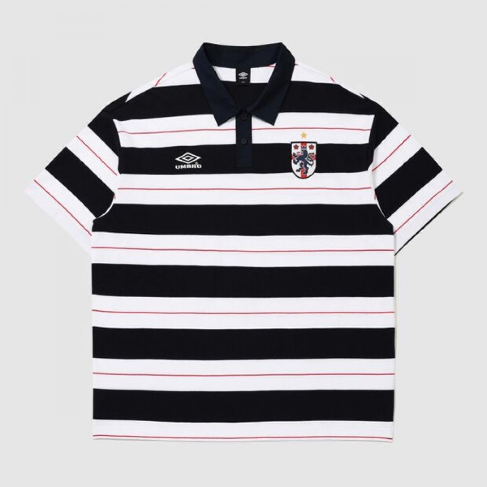Umbro Men STripe Rugby Pique ShorT Sleeve T shirT ur221cTs51