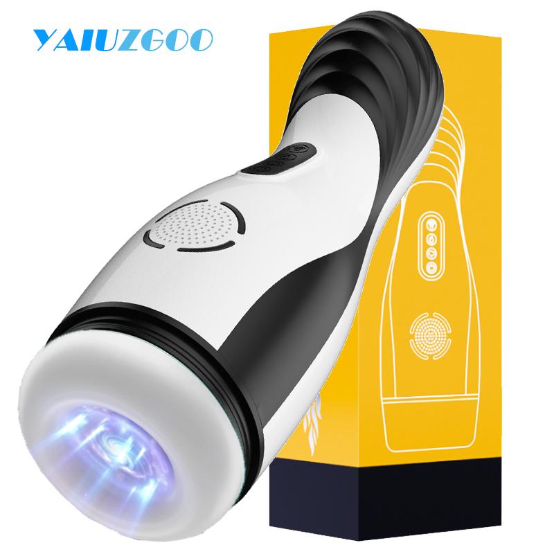 Automatic Vibrating Masturbation Cup For Men Vagina Real Masturbation Cup Blowjob Penis Sucking Vacuum Cup Masturbator For Adult
