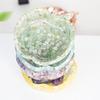 Water Crystal Resin Apple Shape Storage Tray With Elegant Plant Design For Office And Home Decor