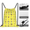 Custom S-Sponges Anime Bobes Drawstring Bags Men Women Lightweight Cartoon Sports Gym Storage Backpack