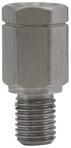 

Tanax SS-9 Motorcycle Mirror, Napoleon Slim Stainless Steel Adapter (1 Piece), Reverse 0.3 inch Reverse 8mm → Positive 8mm