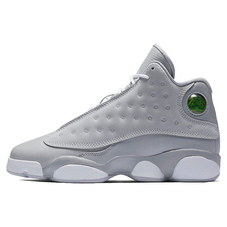 Jordan 13 Retro Wolf Grey Deadly Pink GS 439358-018