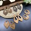 European and American Style Solid Wood Cross-Border Earrings