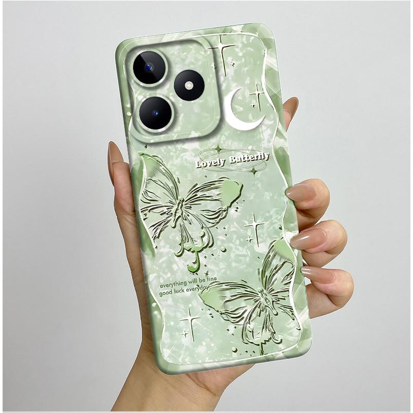 

Чехол для Realme C51 C53 RMX3830 RMX3760 Красивый Цветок Полностью Задняя Крышка для RealmeC51 C53 C61 C63 C 51 S Мягкий Силикон Funda Realme C63