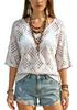 2026 Women's Summer Cardigan: Round Neck, Casual, Comfortable, Hollow Design, European & American Trend