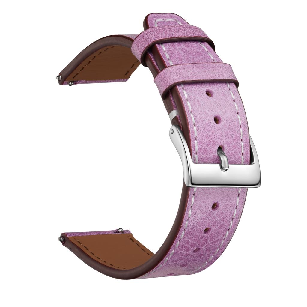 High-End First-Layer Leather Strap, Suitable For 20Mm22Mm Unisex Multi-Color Square Tail Leather Watch Strap Chain