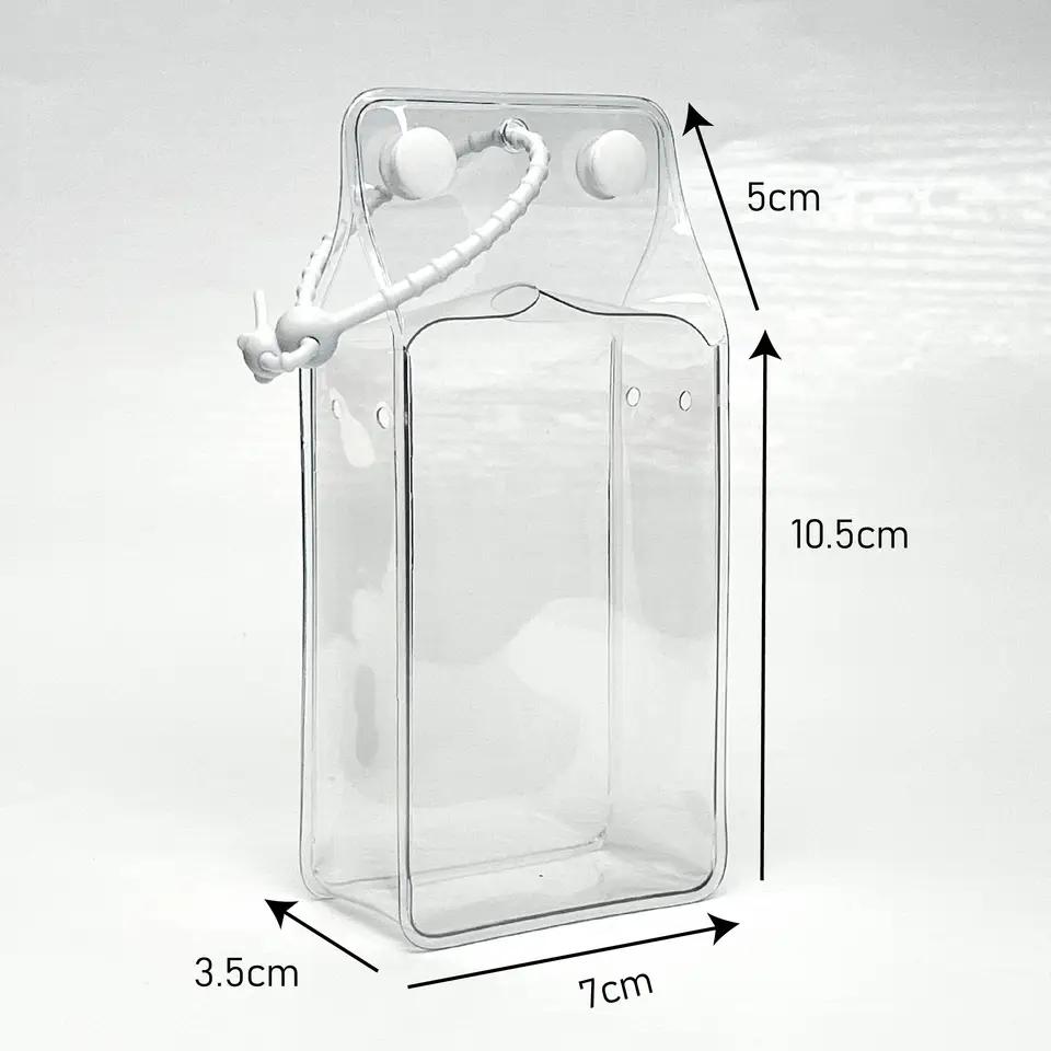 NEW Transparent Protective Case For LABUBU 4 PIN FOR LOVE Series Vinyl Plush Doll Dust Cover Storage Box For LABUBU Accessories