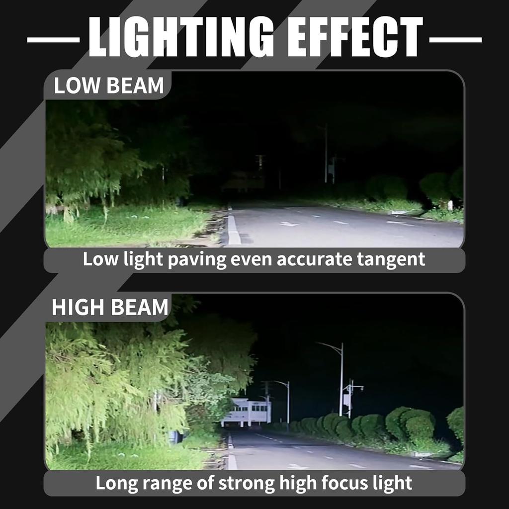 Fits For Toyota Tacoma 1997-2015 Hi/Lo Dual Beam Lights, 2Pcs Super Bright 6000K White Hi/Lo Dual Beam Lights Blubs Package