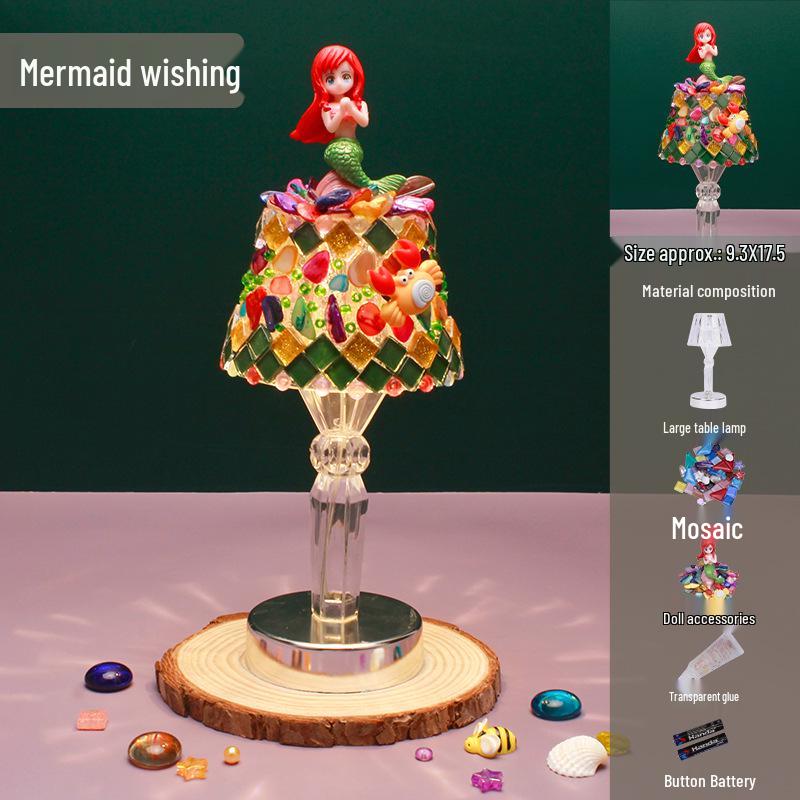 

Набор для мозаичной настольной лампы своими руками - Ночник ко Дню матери и поделка для тимбилдинга