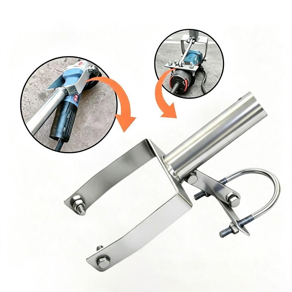 Extended Long Shaft Angle Grinder Stand High Carbon Steel Extension Rod Tool Holder Grinding Work