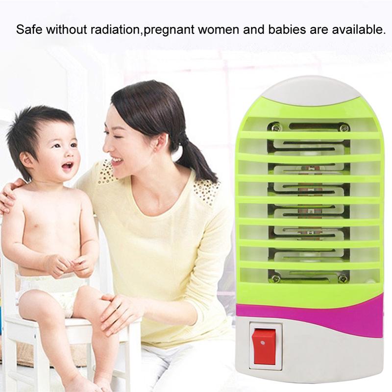 

Light Night Mini Insect Repellent Mosquito Killer Lamp Plug Flies House Home New EU зелений