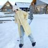 0 Season Fashion Loose Hooded Cotton Clothes Women's Long Bread Clothes Warm Jacket