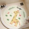 Round Bathroom Anti-slip Mat Toilet Toilet Floor Mat Shower Room Foot Mat Bath Anti-fall Suction Cup Massage Foot Mat