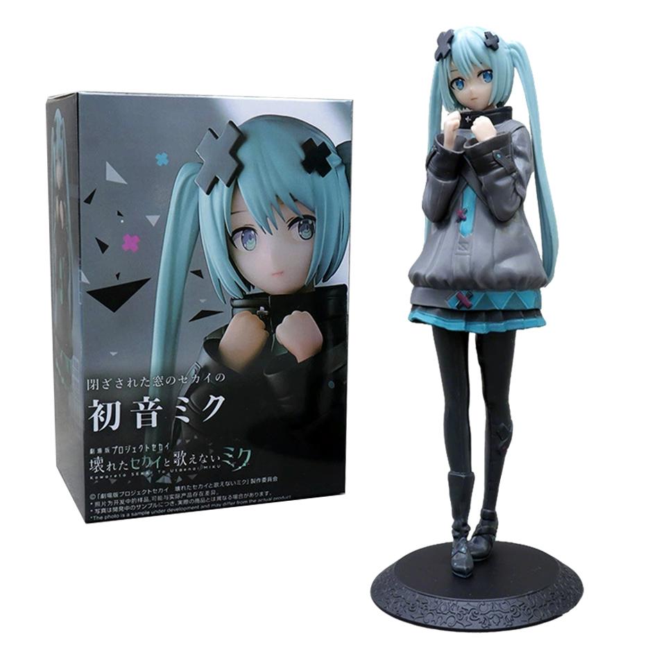 New Hatsune Miku Anime Figure Toys Flower Fairy Collection MIKU Kawaii Cartoon PVC Action Figurine Model Doll Birthday Gift