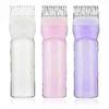 2025 3pcs Root Comb Applicator Bottle Empty Hair Color Bottle Dispensing Refillable Hair Dye Coloring Bottles