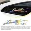 2PCS Motorcycle EDITION Creative Vinyl Sticker Window Sticker Car-styling Decoration Reflective Laser Decal For Car Accessories