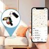Keychain Pendant Imitation Leather Colorful Toucan Shape Key Chain with Universal