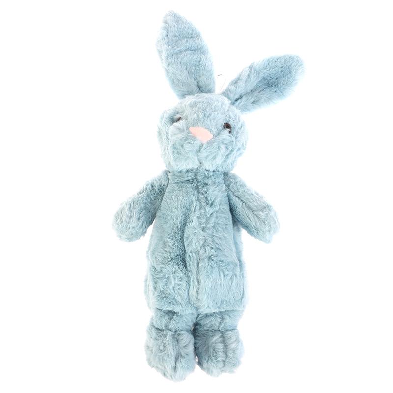 1Pc Cute Rabbit Shape Plush Pencil Case Plush Animal Stuffed Toy Stationery Pouch Makeup Bag Storage Bag School Supplies