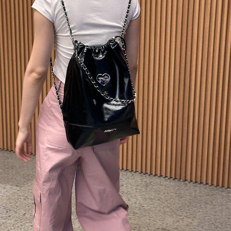 Fashion, Leisure, Commuting, Large-Capacity Bag, Women'S Simple Backpack, Niche Texture Messenger Bag