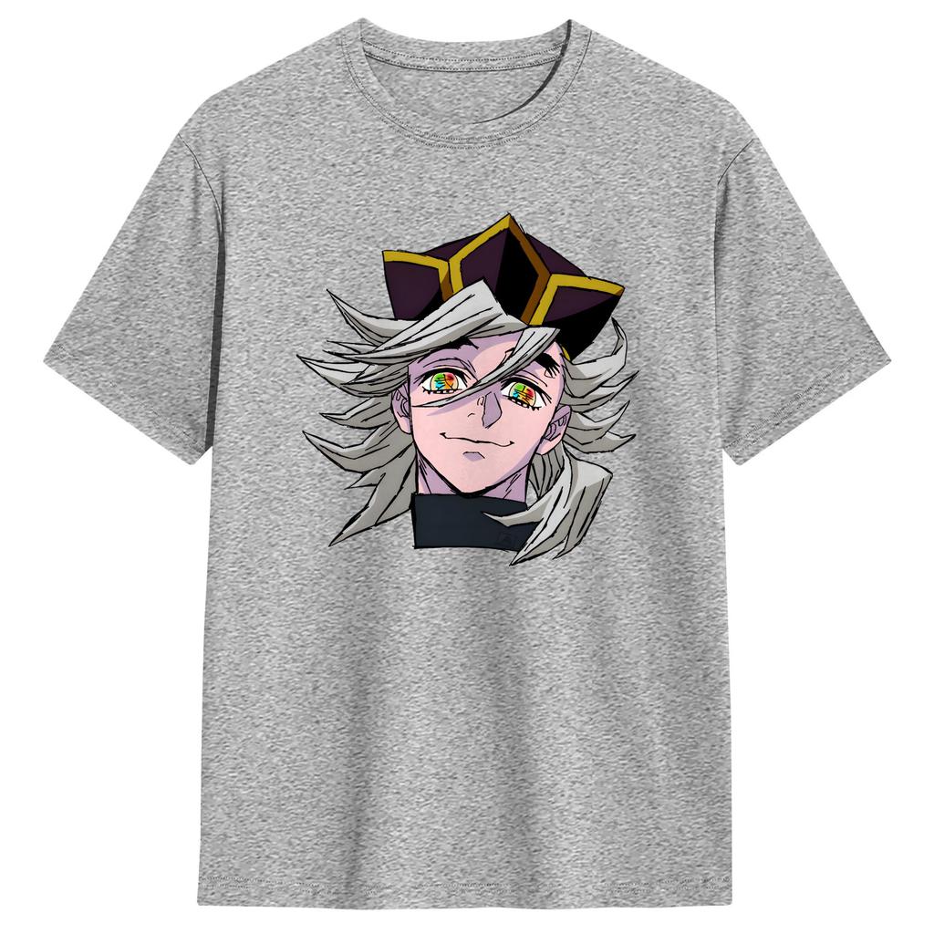 Unique Anime Douma Upper TShirt Unisex O Neck Cotton T Shirt Short Sleeve Tee Shirt Plus Size Tops