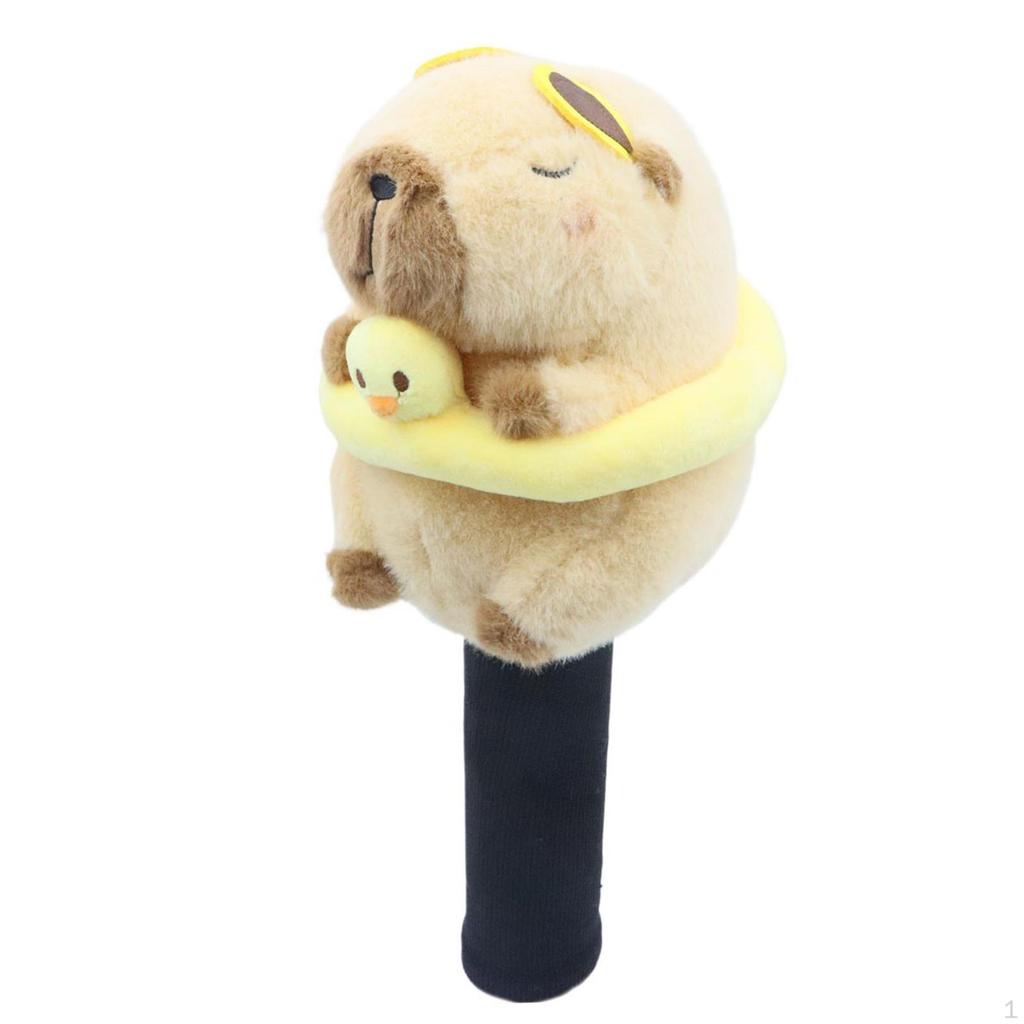 Fairway Wood Golf Club Headcover Plush Head Cover Capybara Golfer Gift Cute Animal Funny