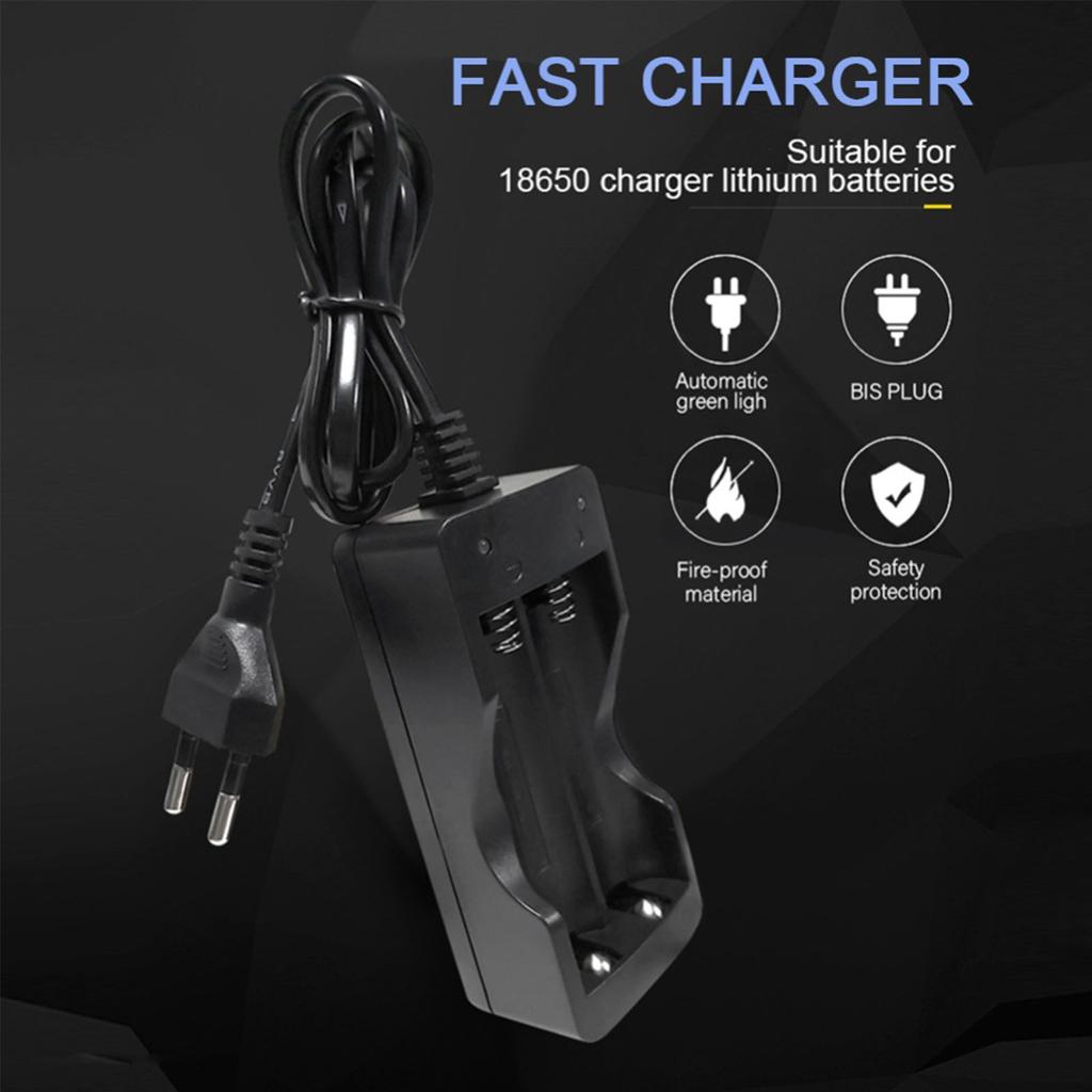 MS-202A Li-ion Battery Charger 18650 Rechargeable Battery Charging Dock Base Independent Circuit Designed with Indicator