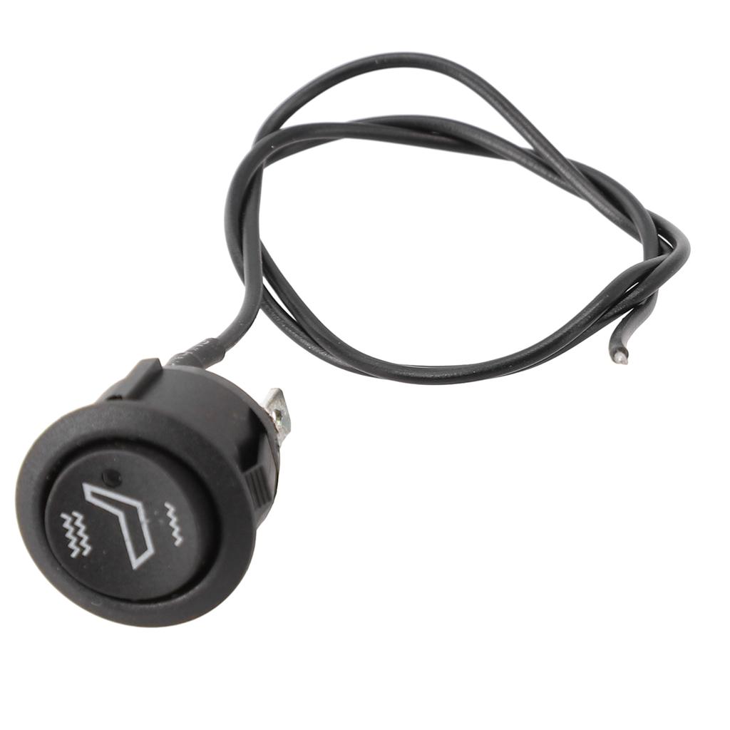 Heater Switch Seats Switch Rocker Hi/Low Off Round Heated 12V 1Pc