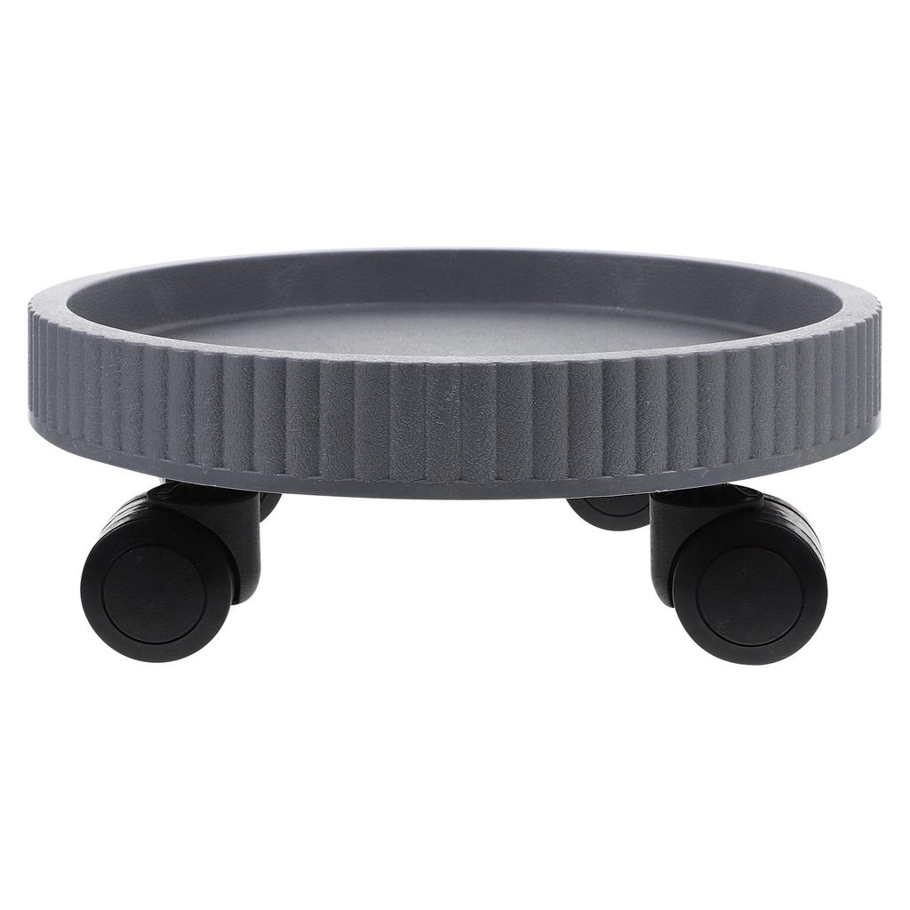 Thickened Plastic Plant Tray Rolling Planter Tray Trolley Wheels Indoor Outdoor Flower Pot Base Smooth Castors Garden Plant