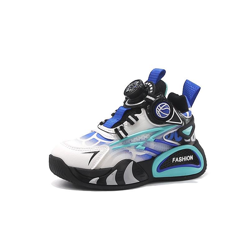 Boys' Winter Fleece-Lined Cotton Basketball Shoes – 2025 Edition