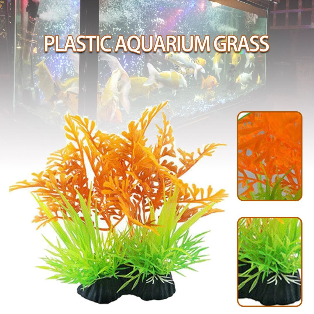 

PDTO искусственные пластиковые водные травяные растения для украшения аквариума