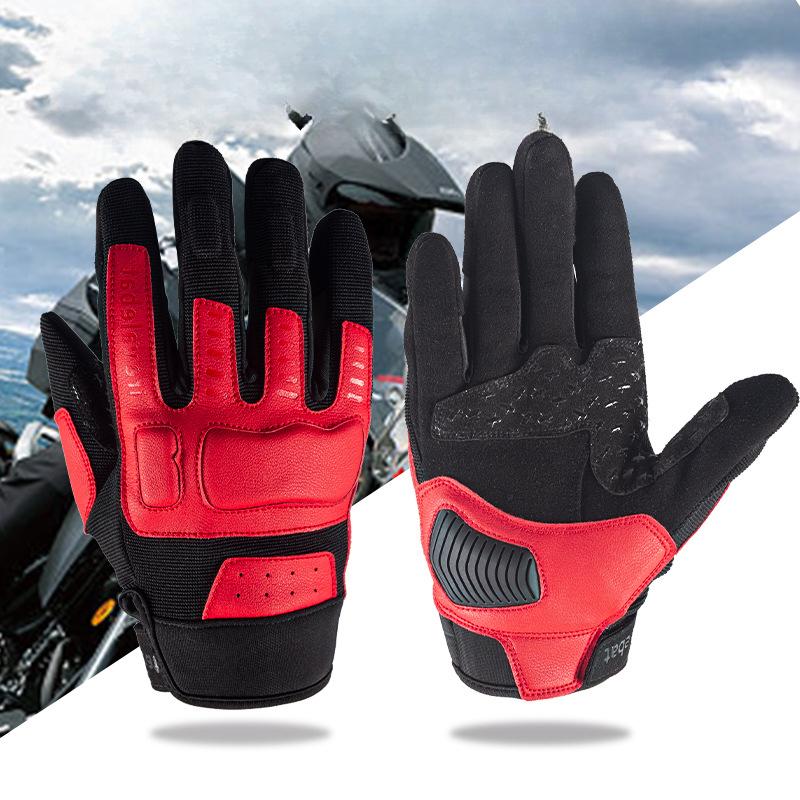 Motorcycle Gloves Motorcycle Equipment  Racing Riders Anti Drop and Anti Slip Touch Screen  Men's and Women's Riding Gloves