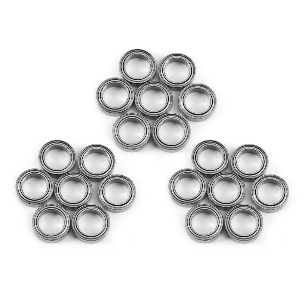 30 Pcs Thin Wall Bearing 6700ZZ 10x15x4mm Low Noise Double Shielded Small Bearings