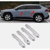 4X ABS Chrome Car Door Handle Cover Trim For Toyota RAV4 -2024