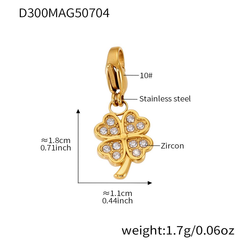 Oumeka Stainless Steel Multi-Pendant Jewelry Set for Women - Versatile Bracelet and Necklace Accessories