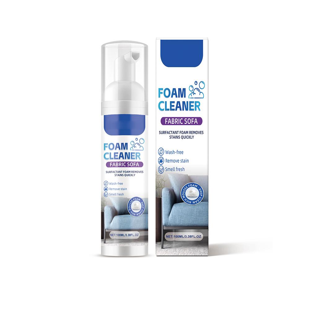 1 шт. Пеноочиститель для тканевой обивки дивана, ковра, пятновыводитель, моющее средство, спрей, пенящаяся формула, устранитель запахов, чистящие инструменты 1pcs A