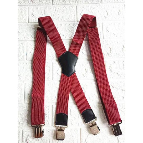Men'S European Four-Clip Strap X-Shaped Corn Belt Large Clip Suspender Belt E-Commerce Men'S Shoulder