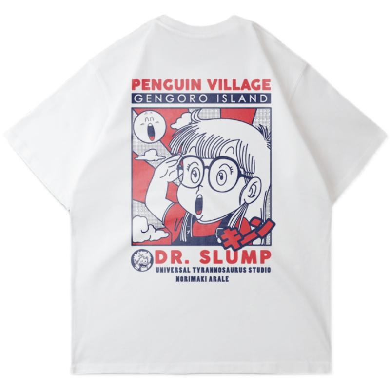 

Japanese Animation Twodimensional Ins Alalei Joint Shortsleeved Tshirt Mens and Womens Summer Loose Tide Brand 4XL