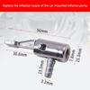 Portable Inflatable Pump For Car Tire Air Chuck Compressor Tire Inflator Tire Chuck With Barb Connector For Hose Repair