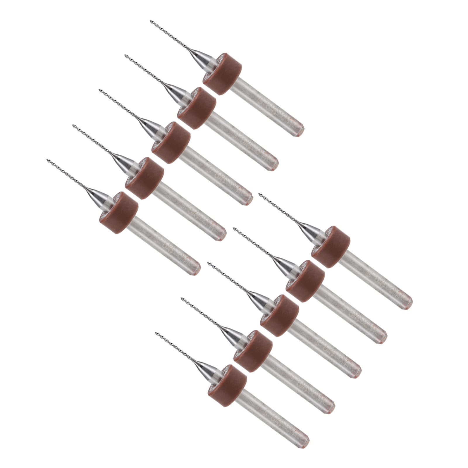 

CoCud Micro PCB Drill Bits 3.175mm Shank 0.6mm Cutting Edge Tungsten Carbide Printed Circuit Board Drill Bits for CNC Drilling Engraving Machine 10pcs