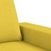 Vidaxl 2-Seater Sofa, Light Yellow, 140 Cm, Upholstered In Fabric