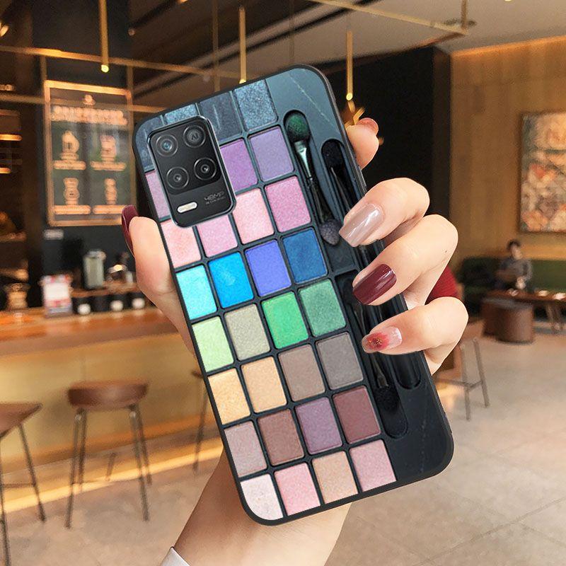 Makeup Paletka očních stínů Sada akvarelových barev Paleta barev kryt Pro oppo Realme 8Pro 6i 7 9i 9pro C11 C21 C25Y C25S C3 Q3S XT Pouzdra